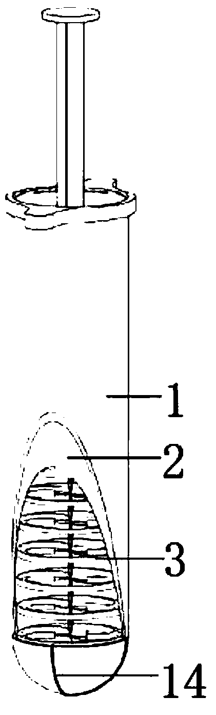 Elastic plate and air bag combined hemostasis structure and hemostasis device