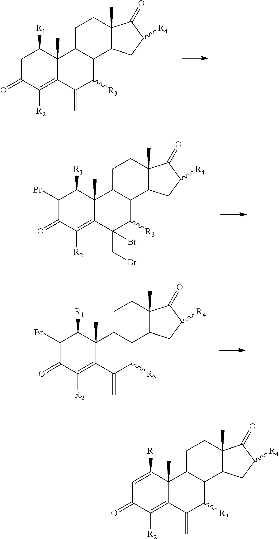 Process for obtaining 6-alkylidenandrost-1, 4-diene-3-one