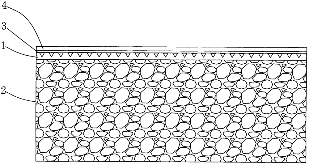 Luminous concrete brick produced from slag of construction waste and domestic waste