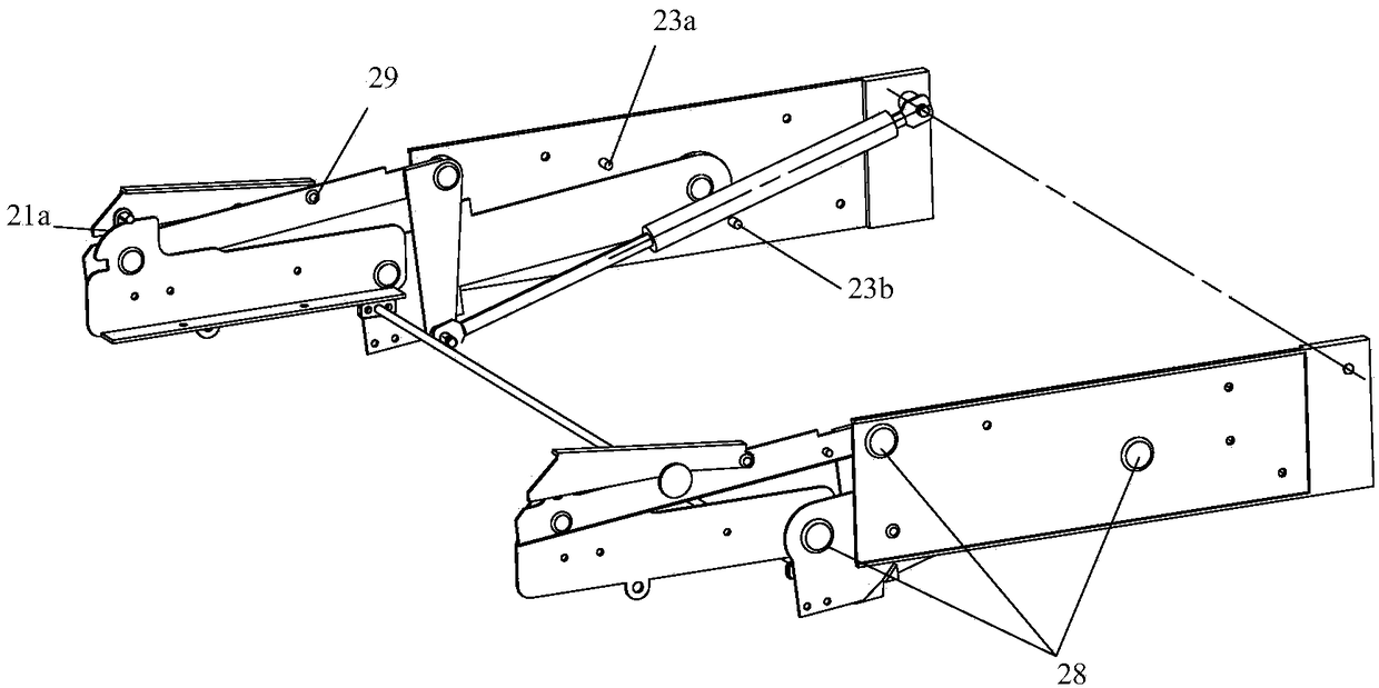 Drawer capable of rising and falling and refrigerator