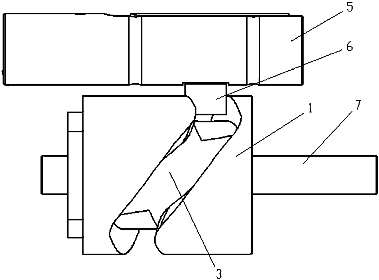 Space cam for slot machine transmission mechanism