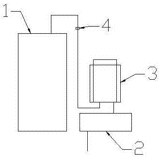 Intermittent high-temperature smoke treatment device