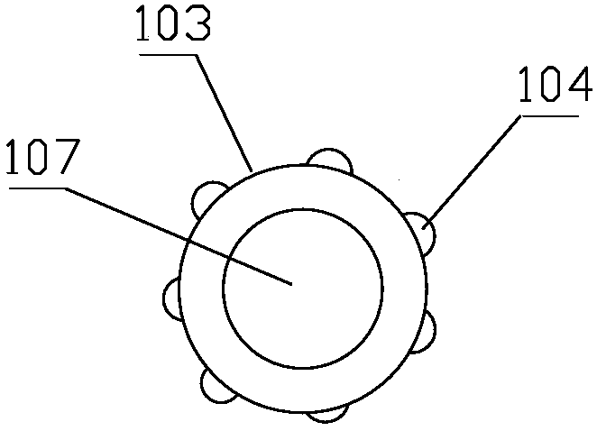 Cigarette filter stick provided with water-based spice container