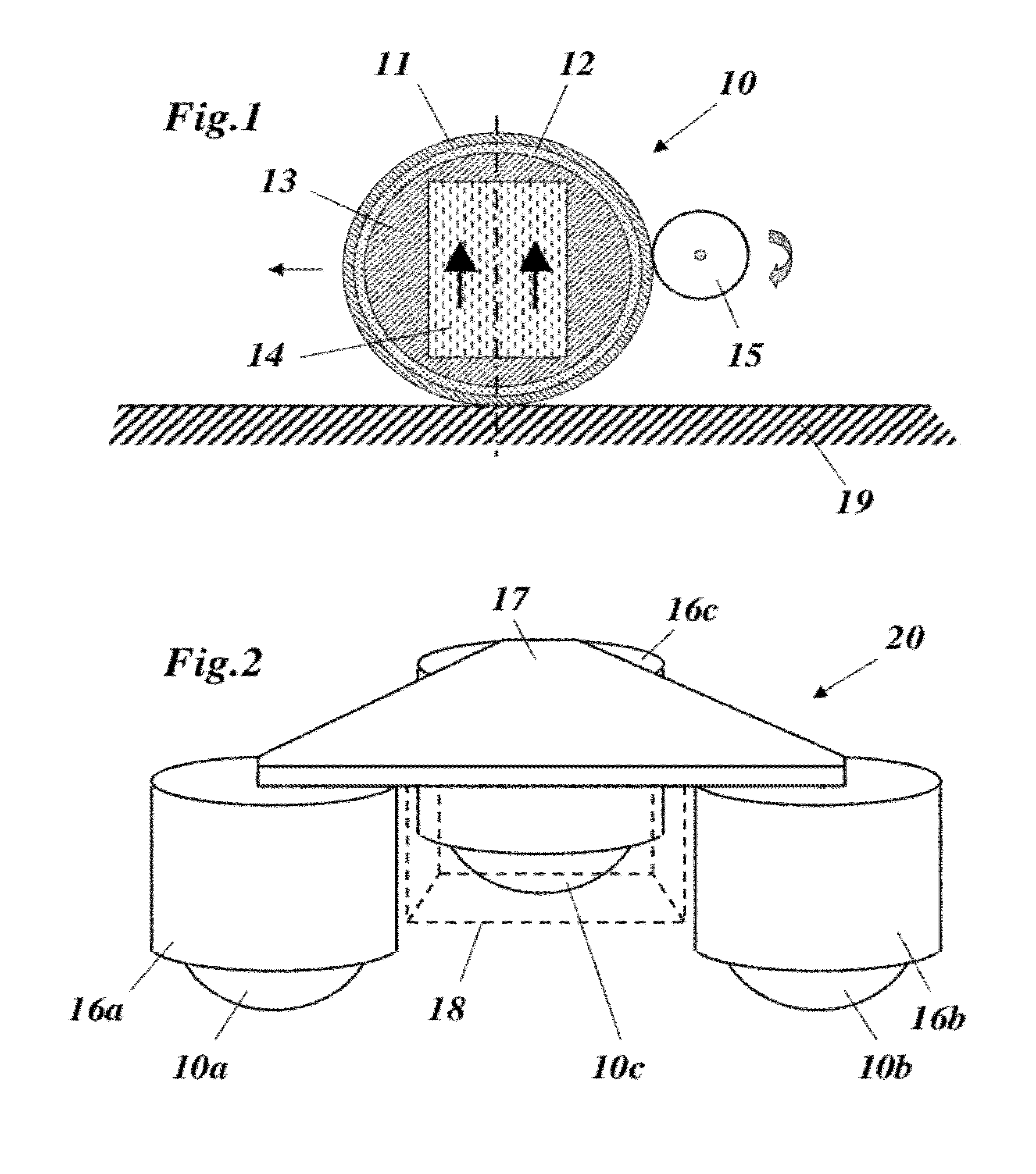 Rolling element for the polydirectional travel of a vehicle, and vehicle having such a rolling element