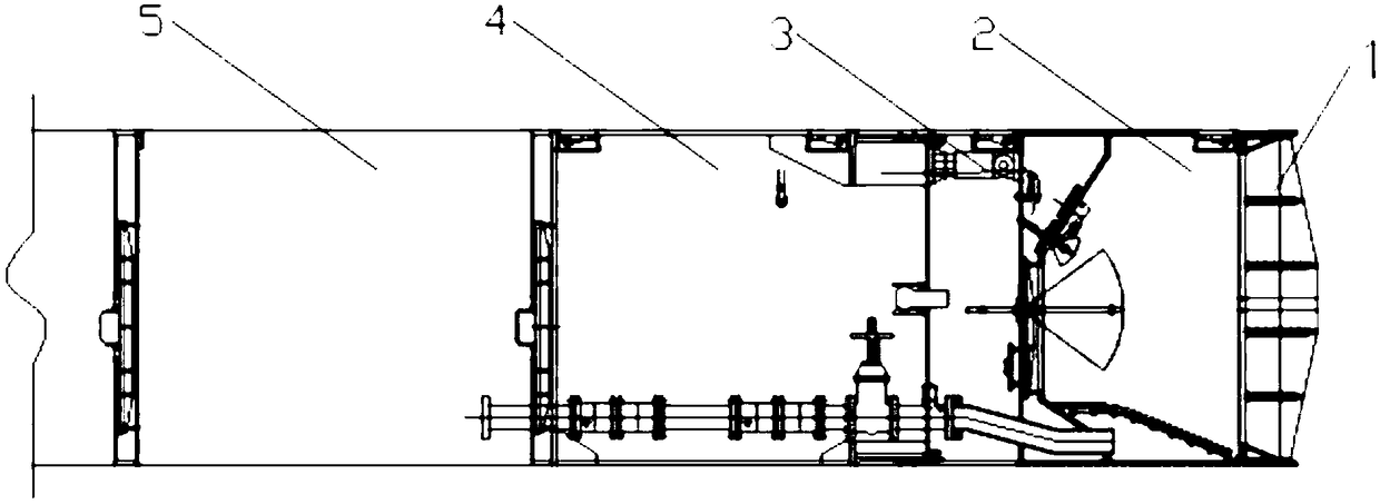 Double gas warehouse rectification air pressure balance tube push bench