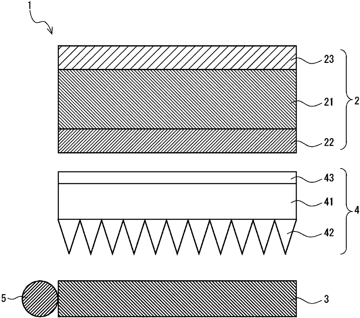 Liquid crystal display device and turning film for liquid crystal display device