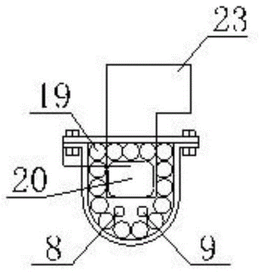 Method for clearing off brick residues at broken holes in wall of coke oven hot repair carbonization chamber