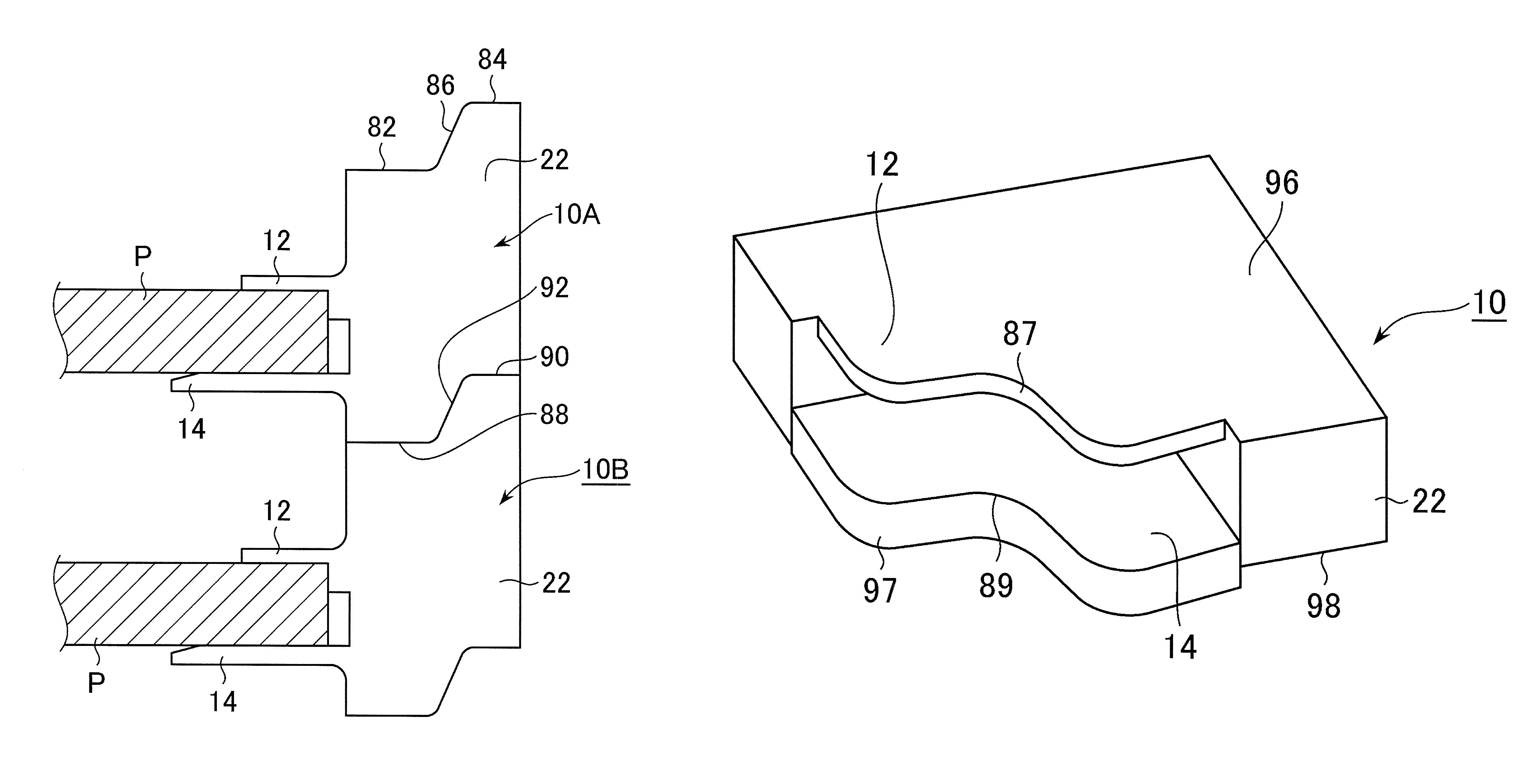 Module for stacking thin panels and method of stacking thin panels