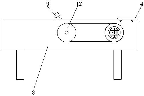 Stamping device for casting machining