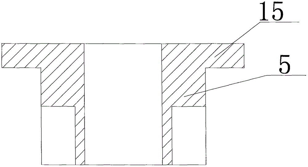 Integral type hinge beam closed-die forging and pressing forming die and hinge beam manufacturing method