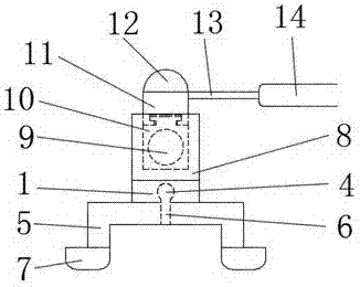 Windscreen wiper device capable of cleaning front window of vehicle through steam