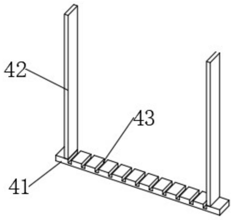 Transportation structure for rock wool board processing