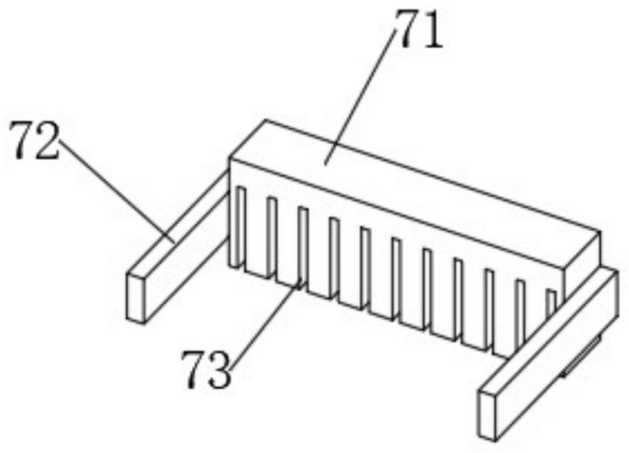 Transportation structure for rock wool board processing