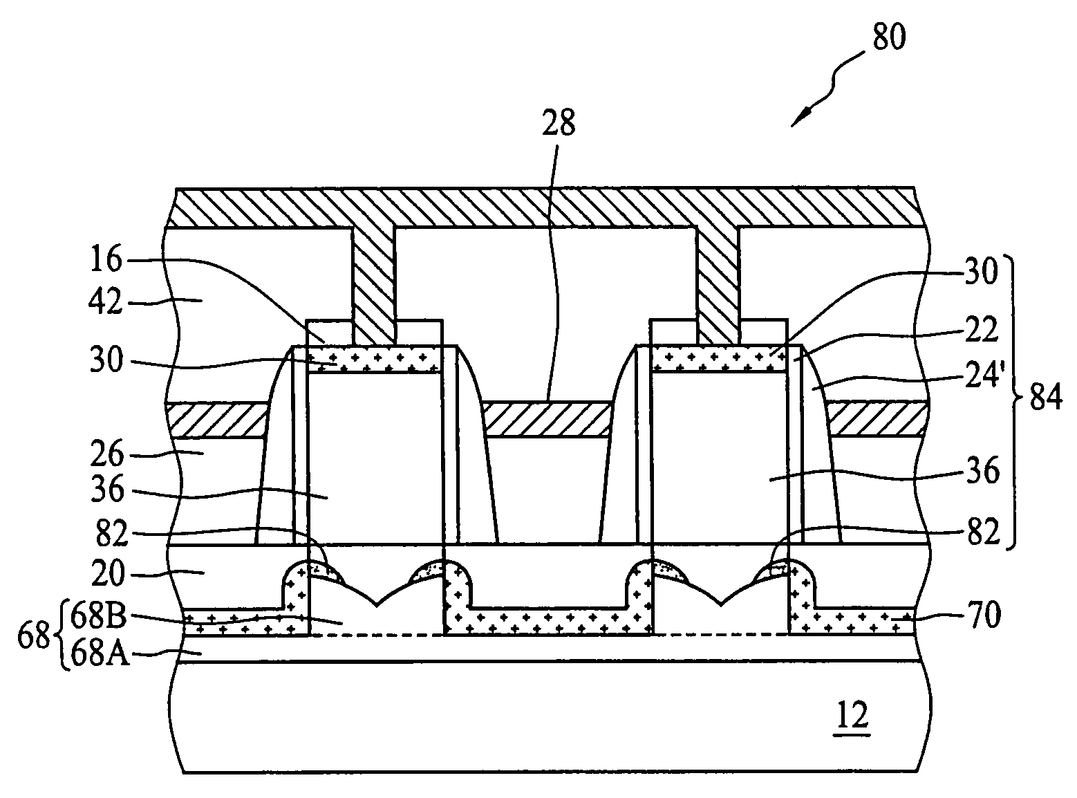 Dynamic random access memory structure