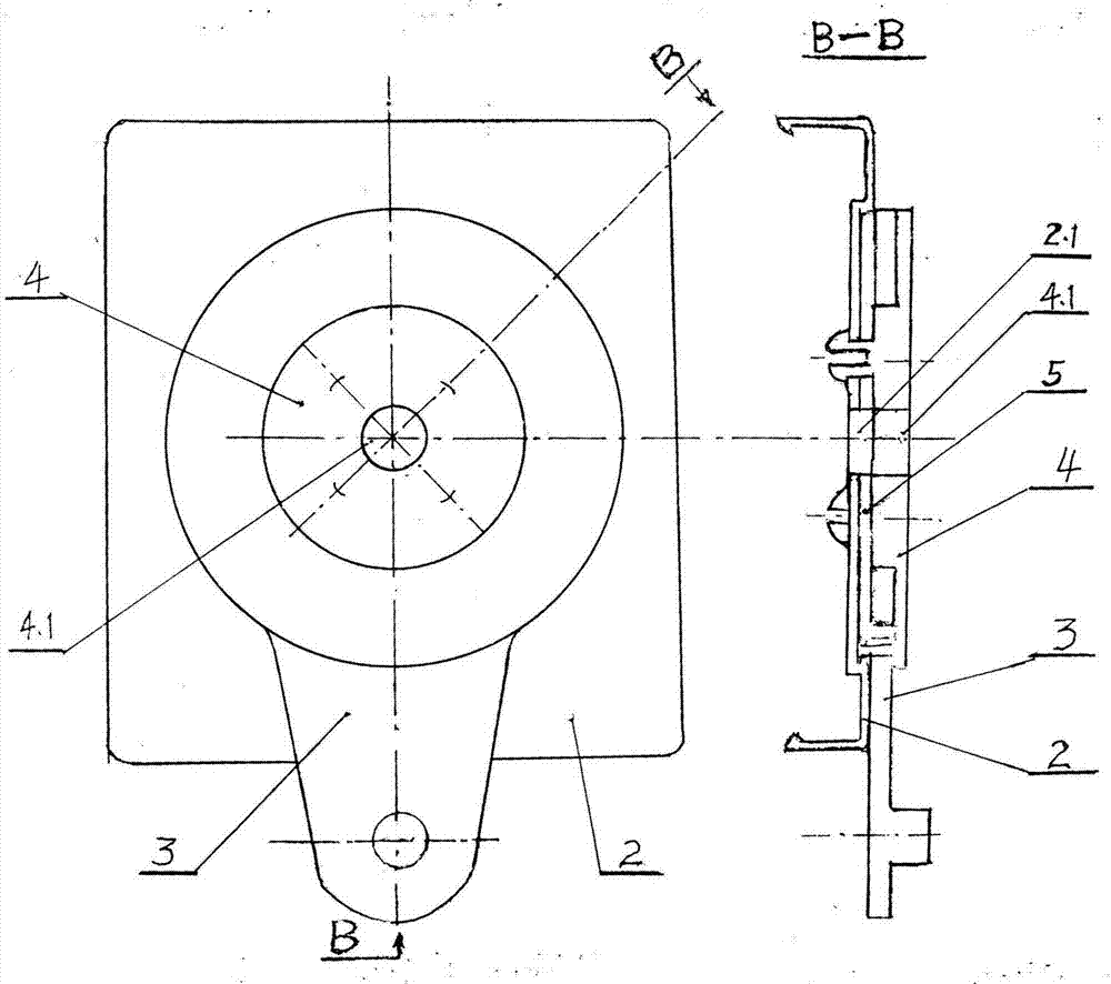 Manual claw type medical sharps box