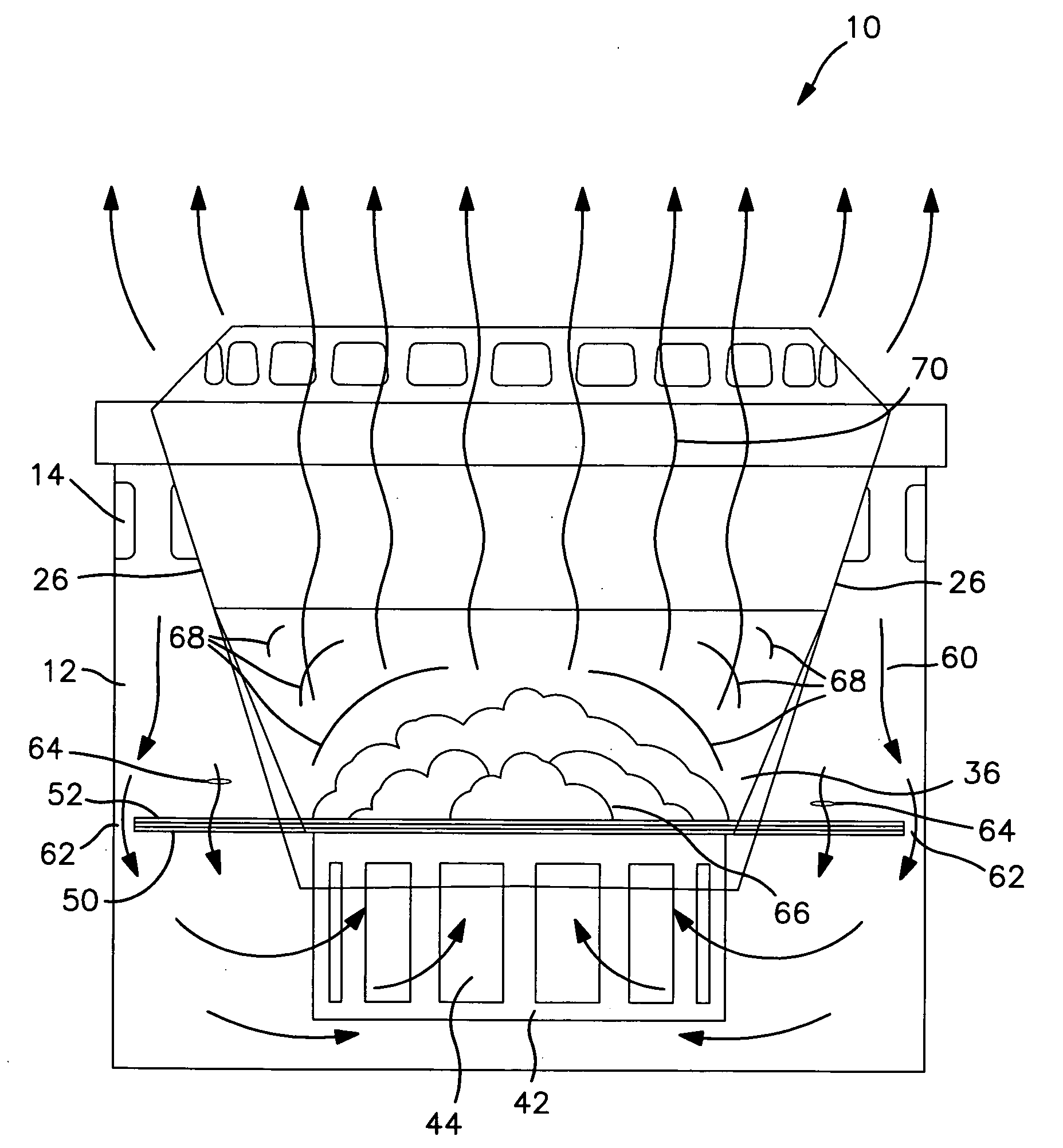 High efficiency combustion stove