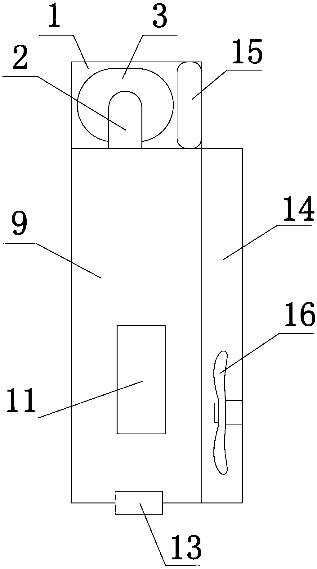 A dehumidification system for box-type substations and ring network cabinets