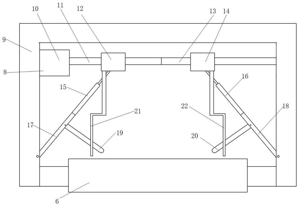 Automobile part stamping positioning device