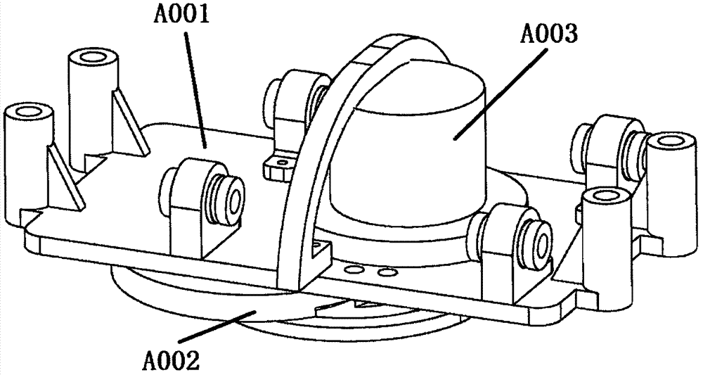 Flat wriggling crawling system based on composite cam