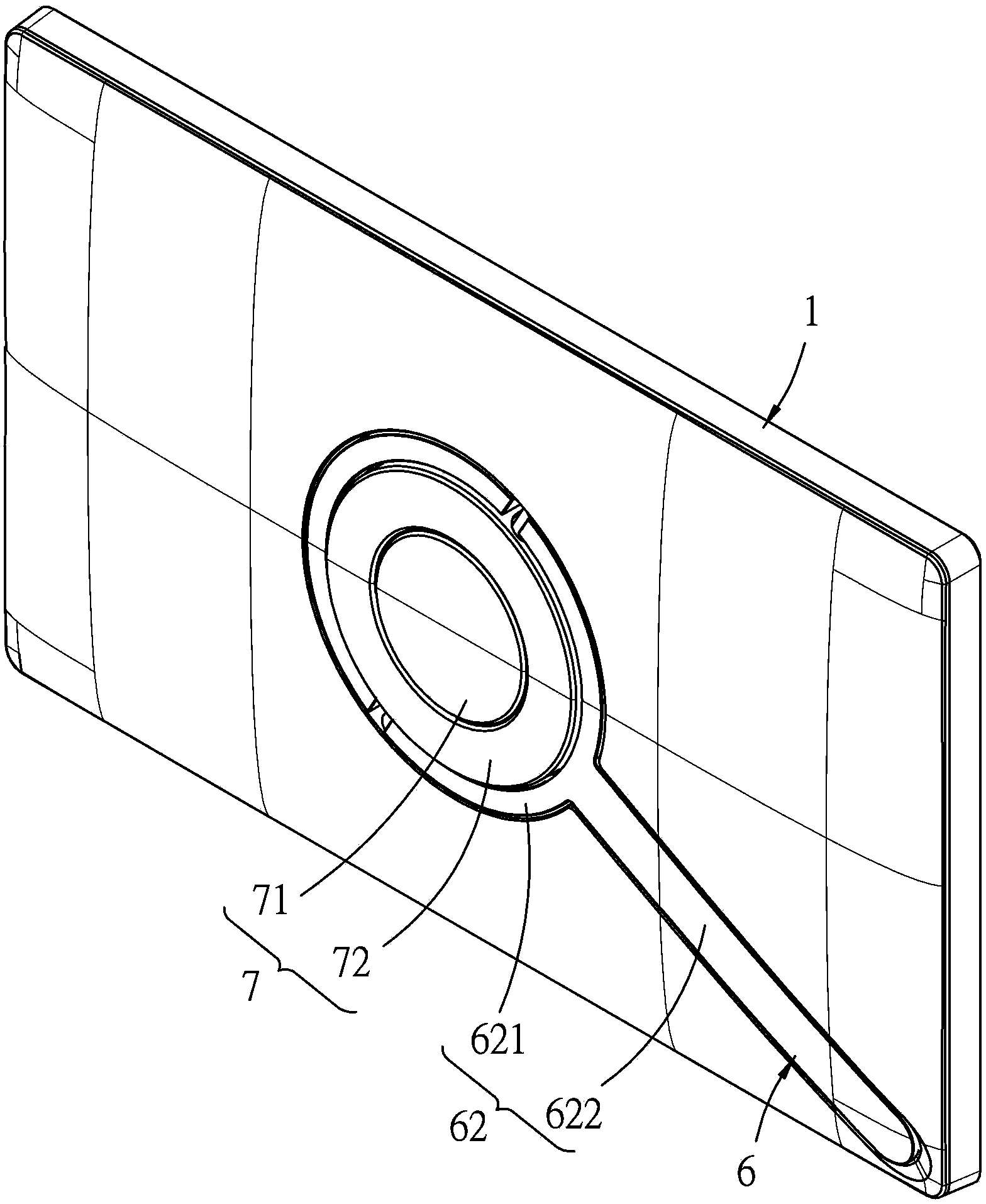 Rotating type photo frame support device