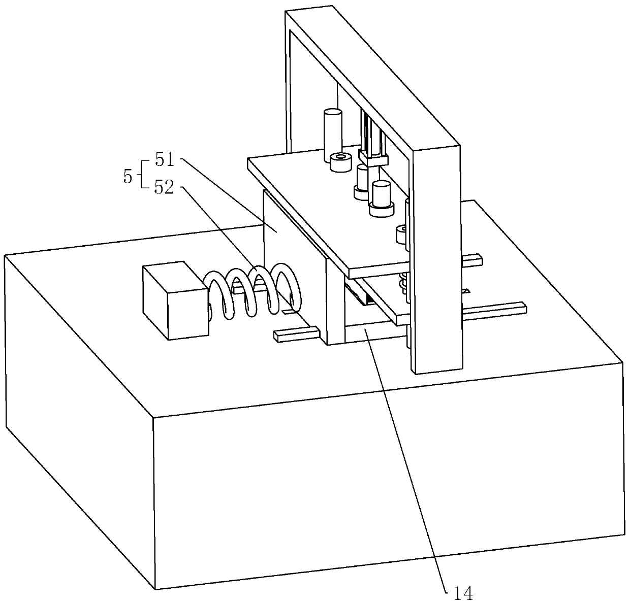 Drilling equipment for heat dissipating plate