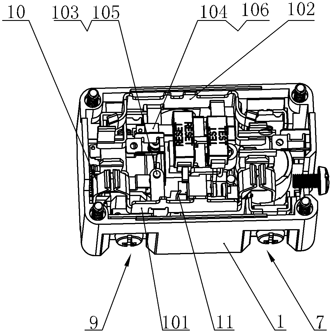 Socket type ground fault circuit interrupter