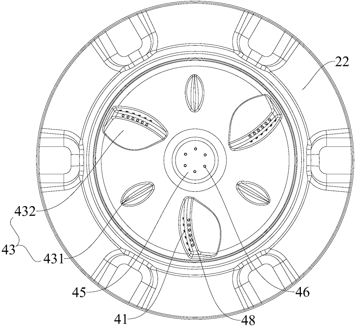 Roller washing machine