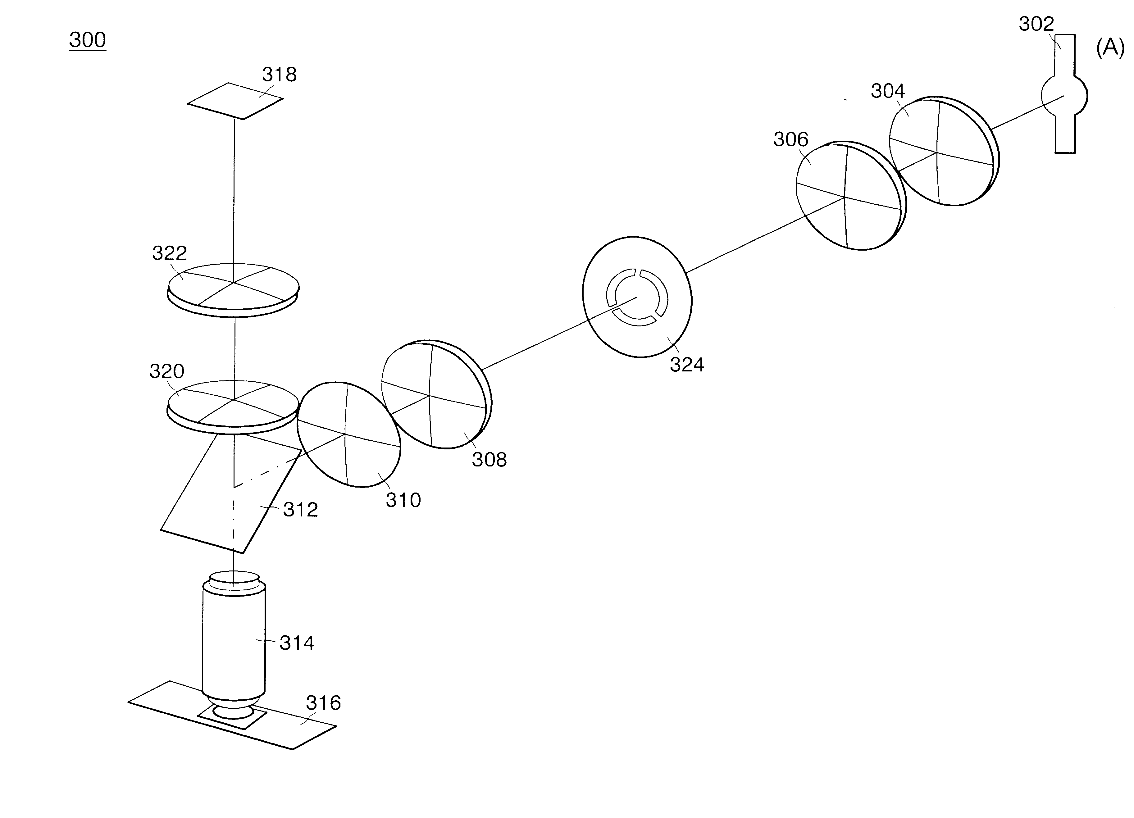 Total internal reflection fluorescence microscope having a conventional white-light source