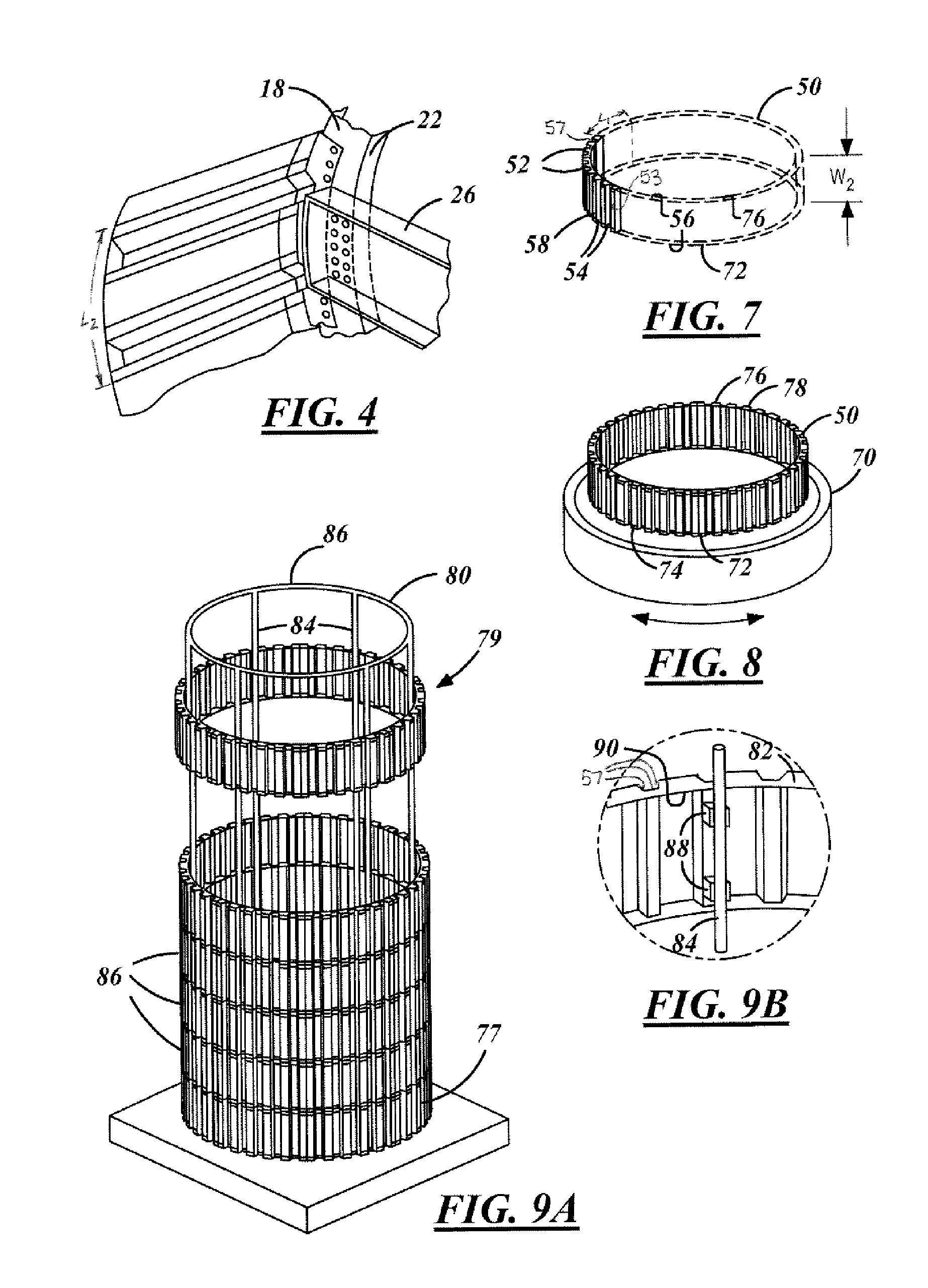 Multi-ring system for fuselage barrel formation