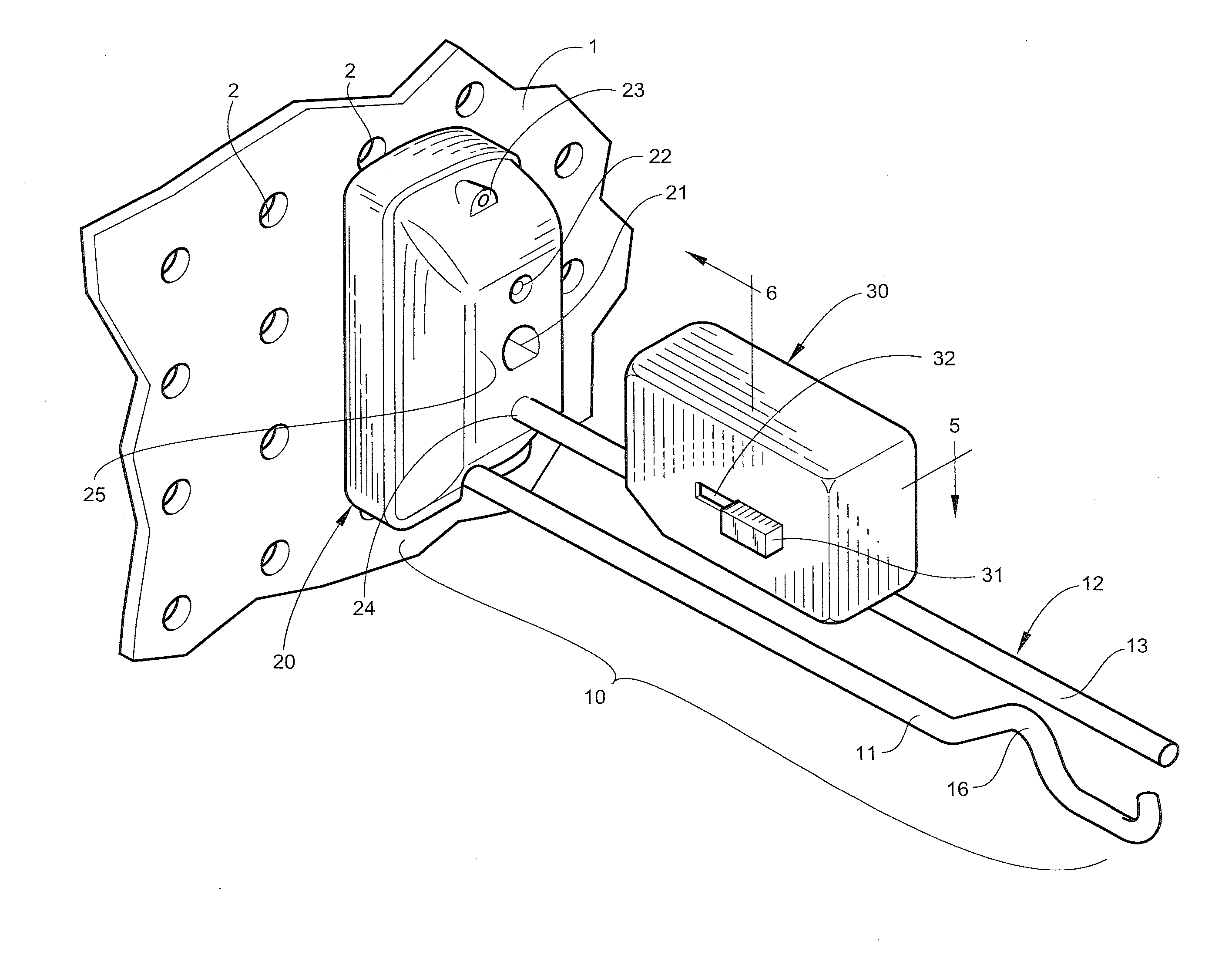 Combination non-programmable and programmable key for security device