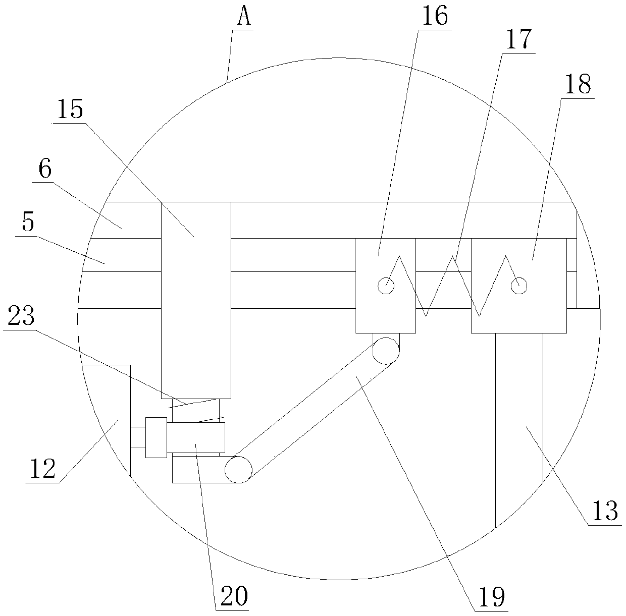 Filling food labeling device with disinfecting function