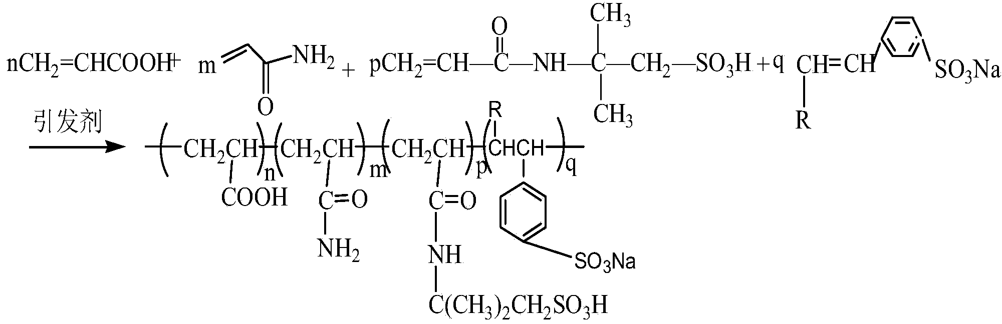 High temperature-resistant acidic cross-linked polymer thickening agent, and preparation method and application thereof