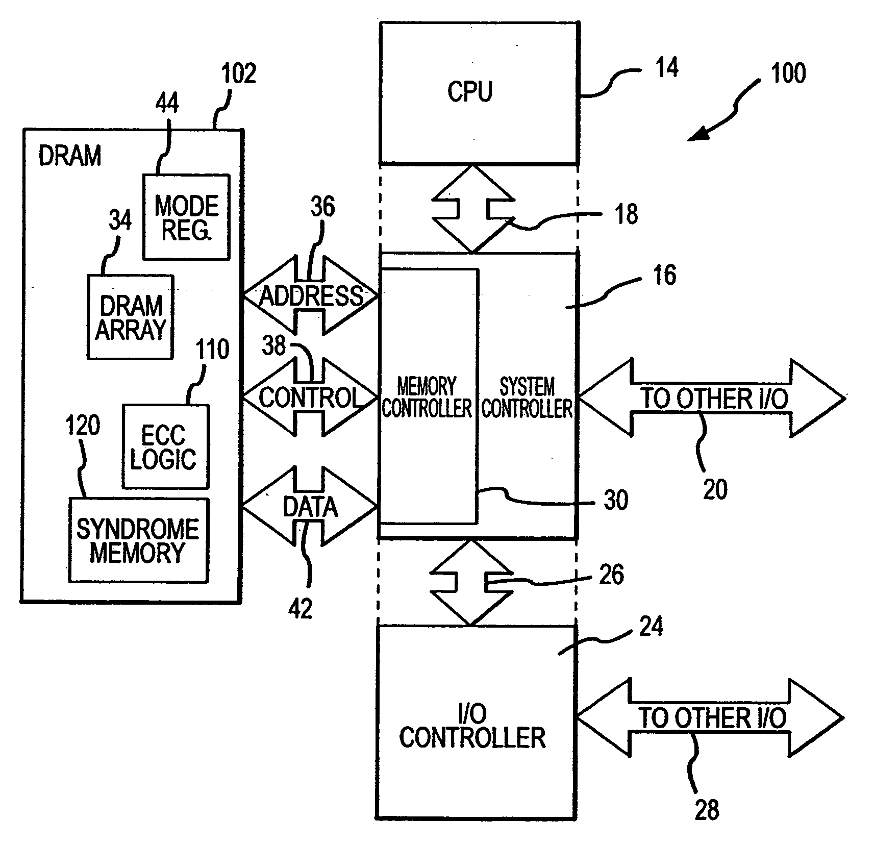 Memory system and method using ECC to achieve low power refresh