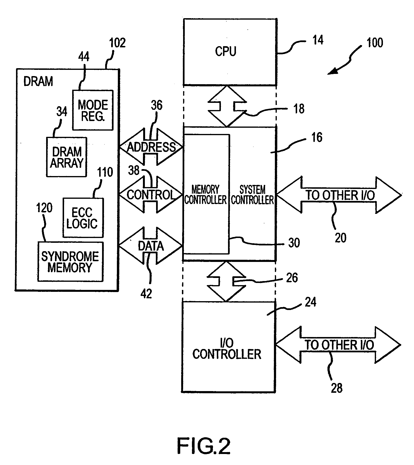 Memory system and method using ECC to achieve low power refresh