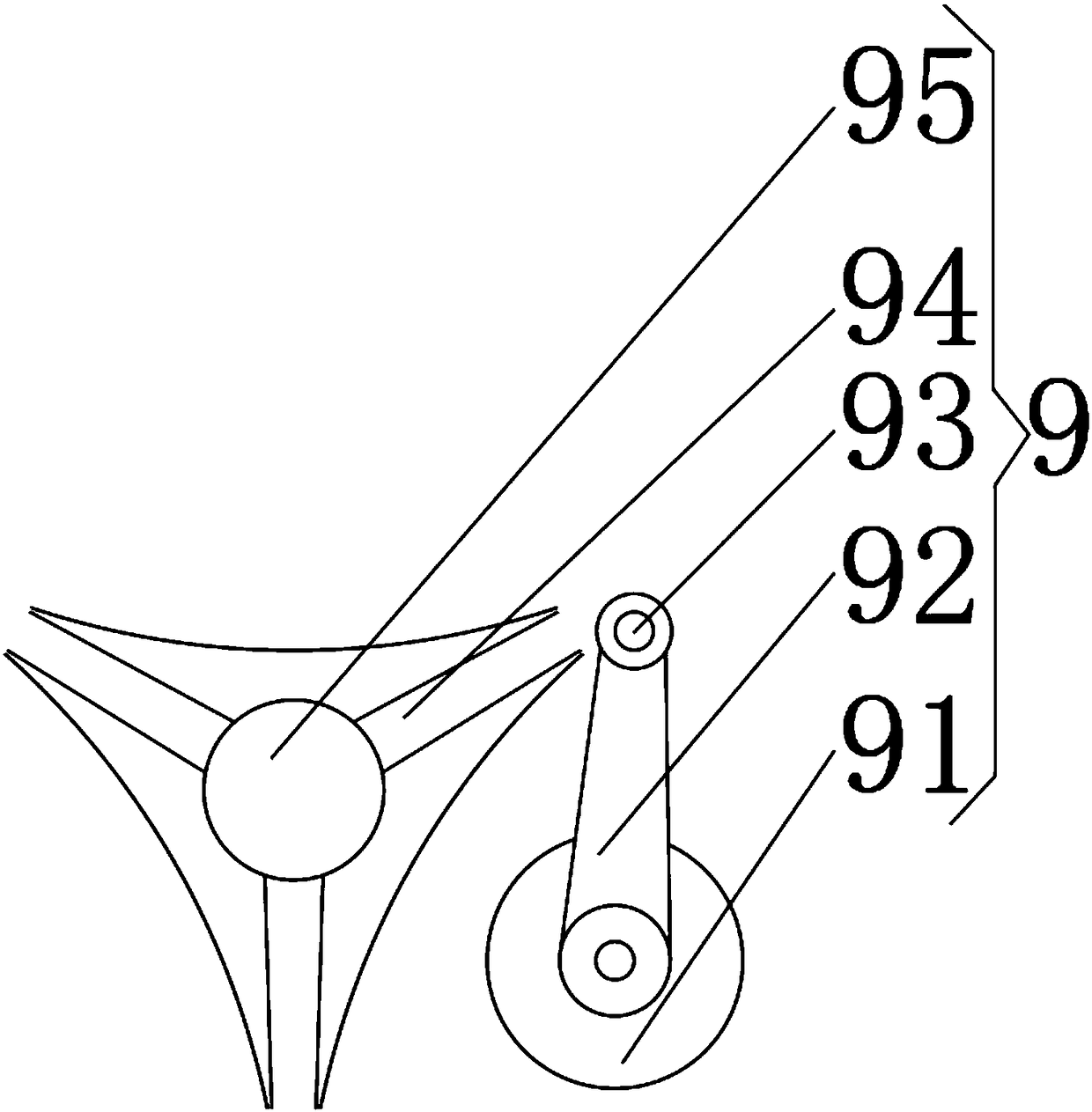 Edge trimming device for plastic cup