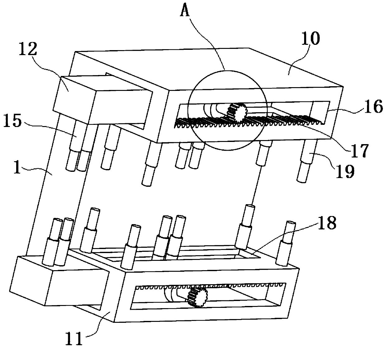 Operation bracket platform for building 3D printing