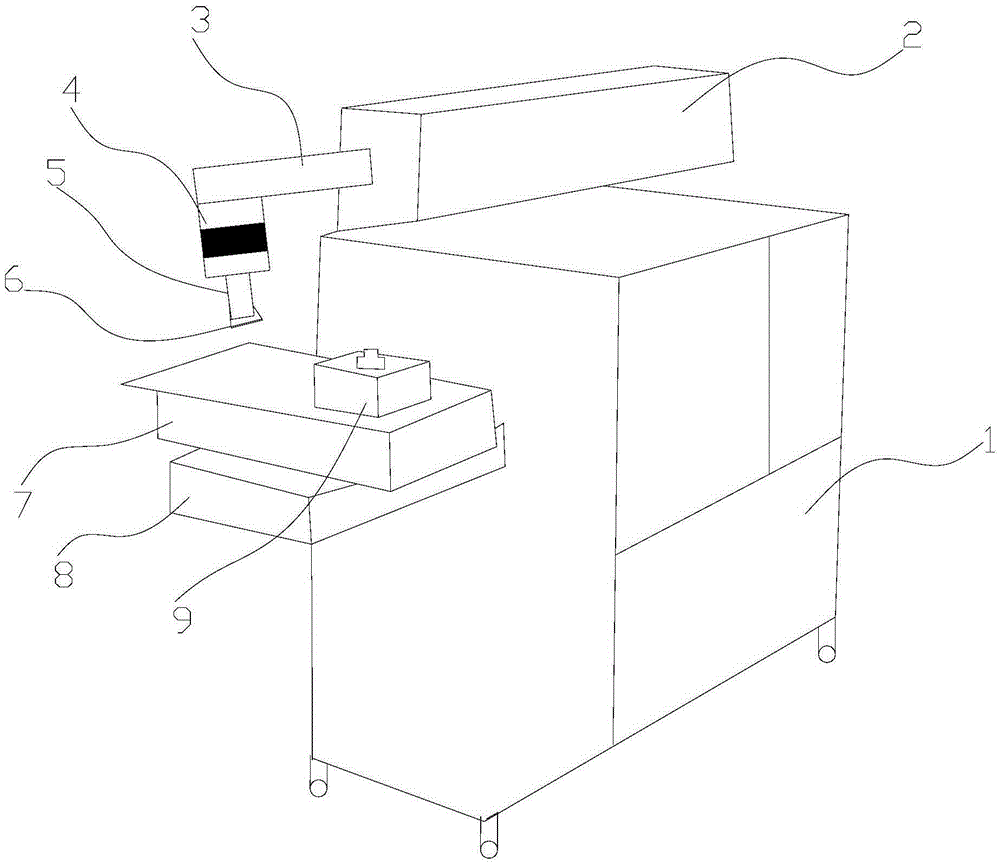 Small laser welding machine structure