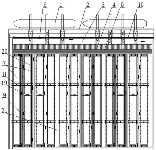 Three-dimensional automatic container wharf