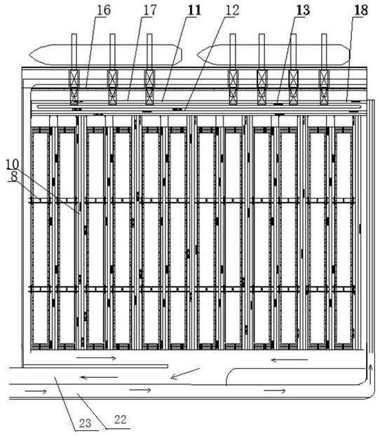 Three-dimensional automatic container wharf