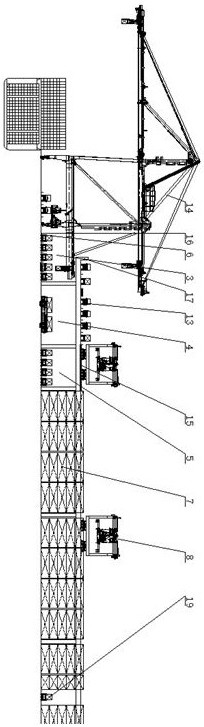 Three-dimensional automatic container wharf