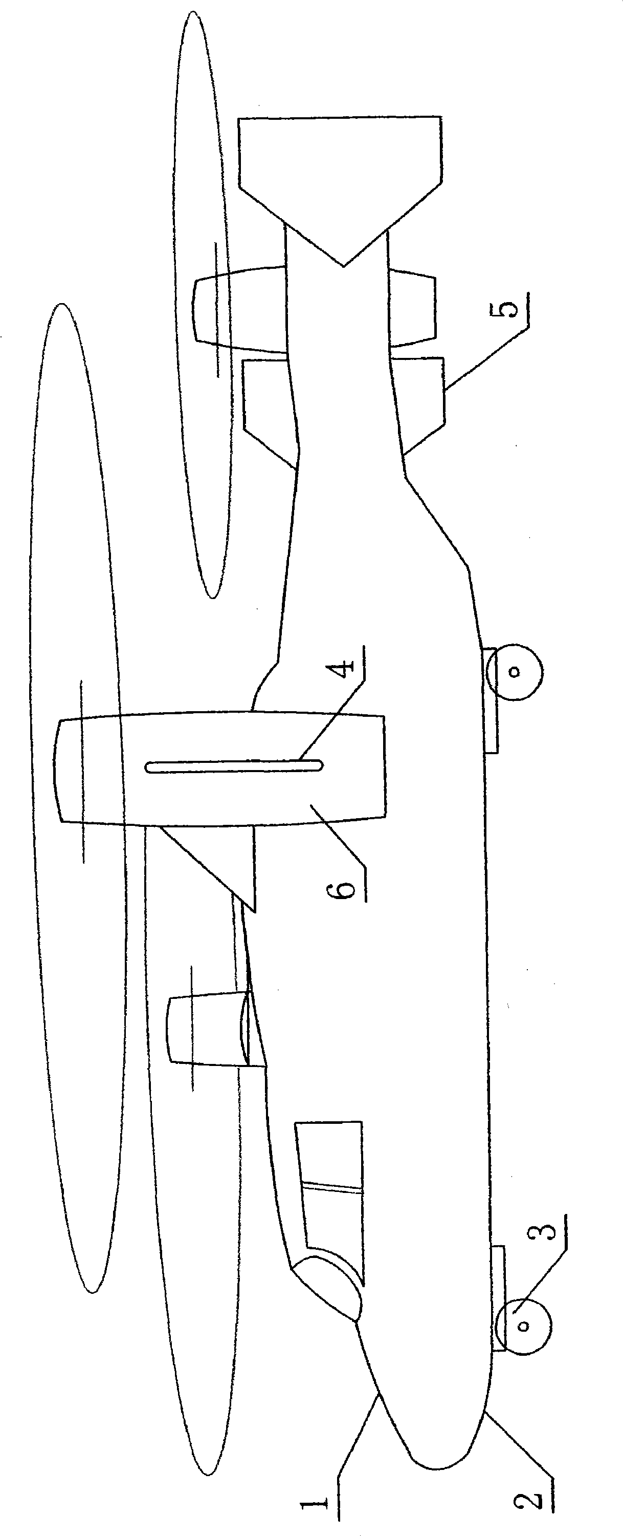 Laborsaving electric airplane