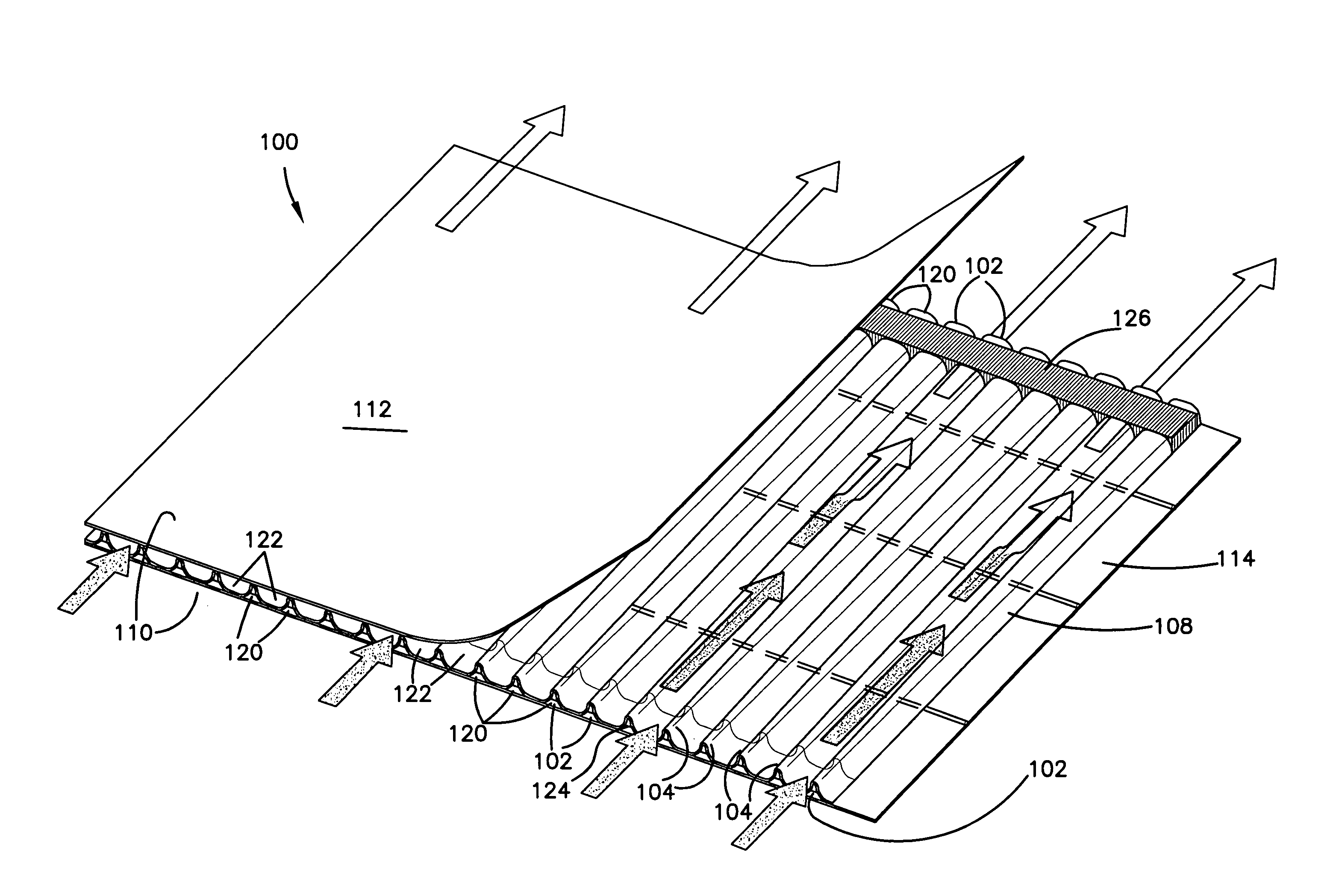 Fluted filter media