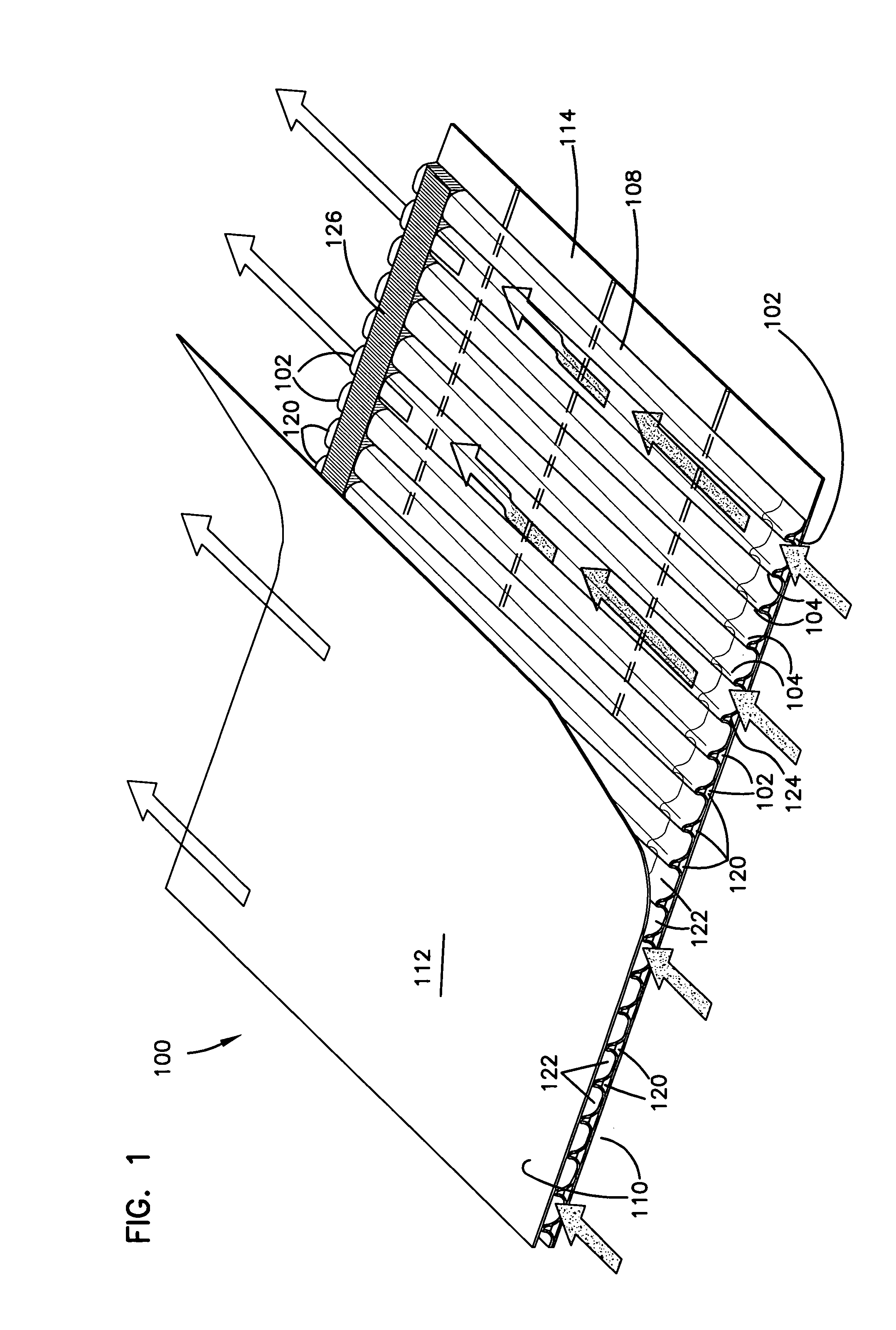 Fluted filter media