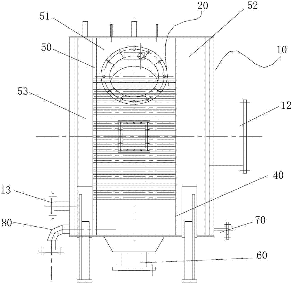 Evaporating purification device