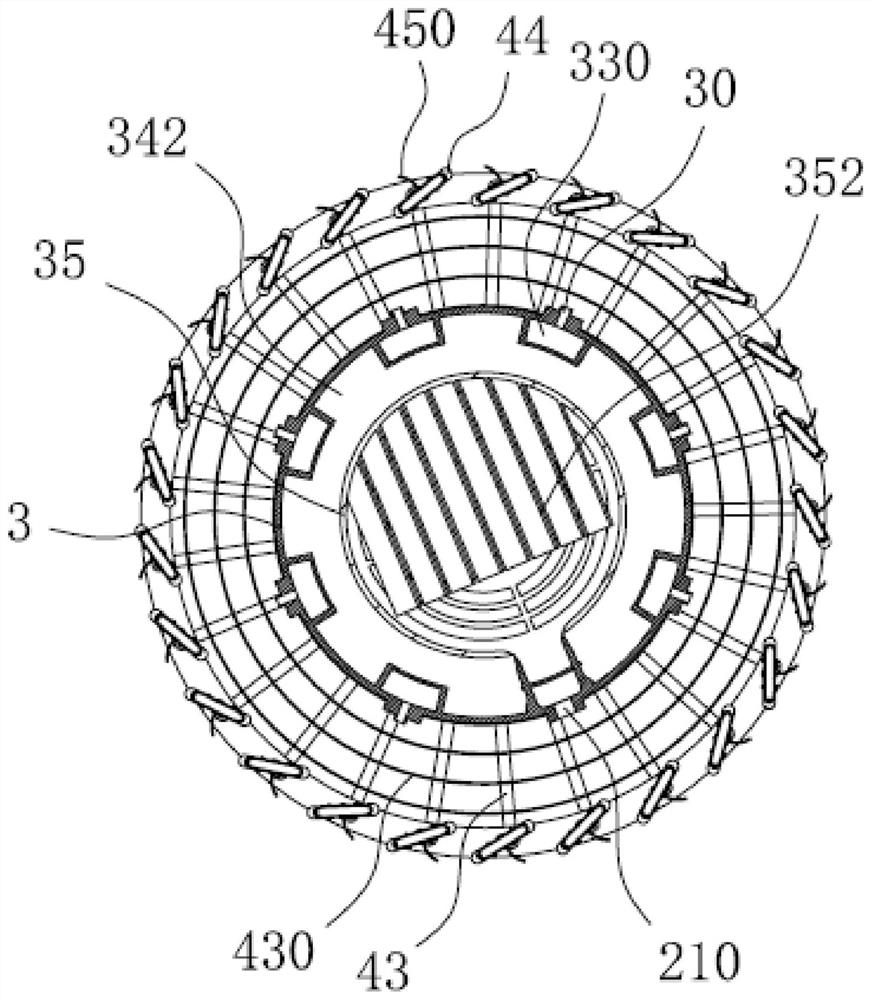 A rotary drum water cooling device