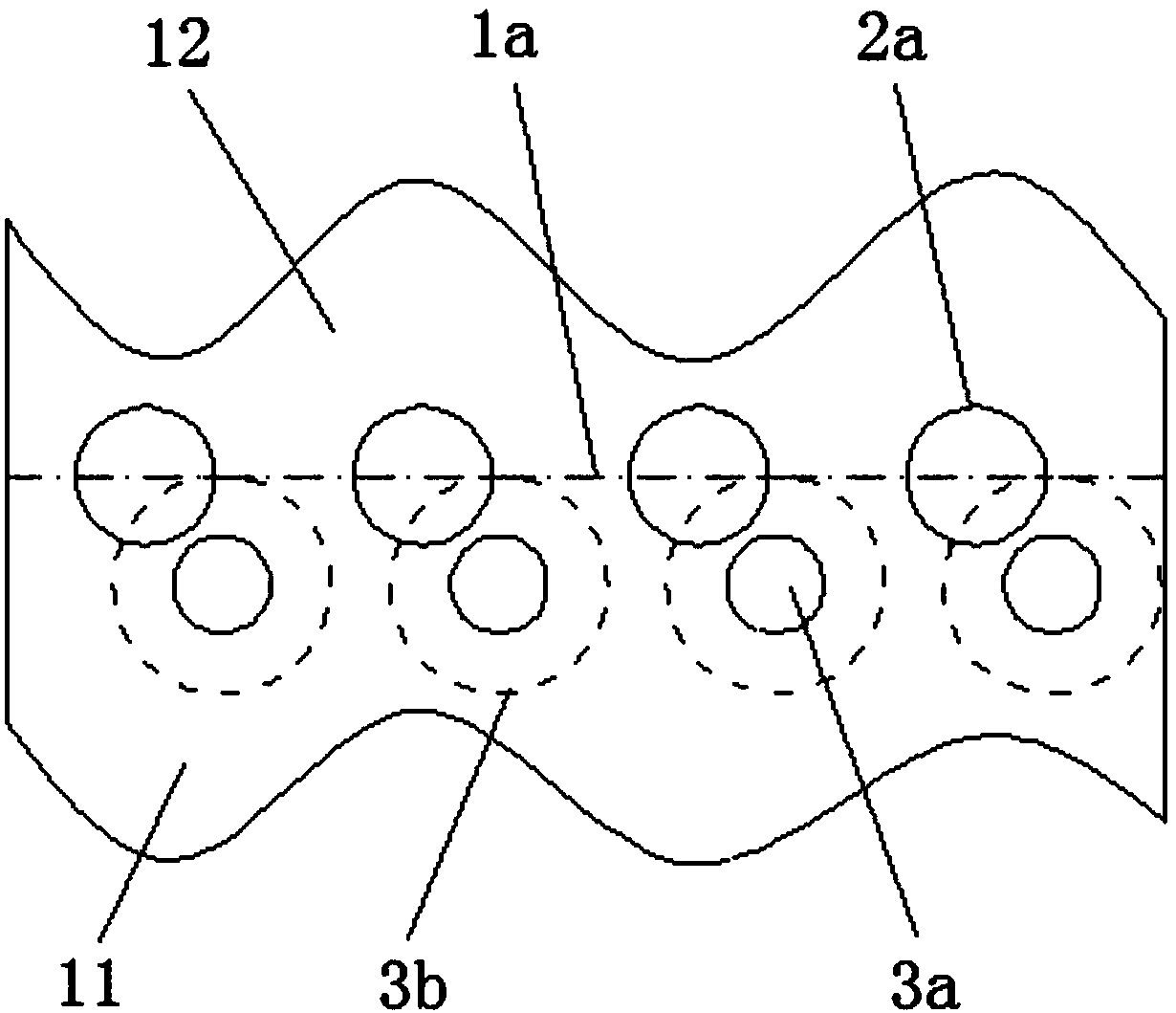 PCB board half hole forming process