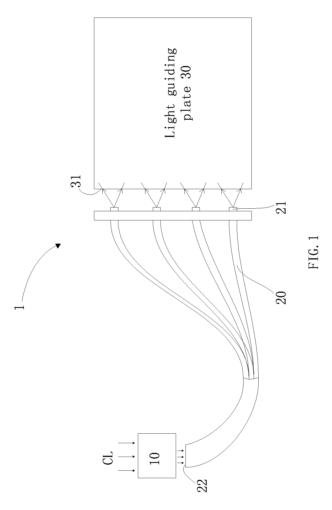 Light guiding system, edge-type backlight module, and liquid display device