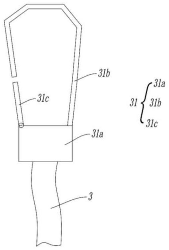 A hemodialysis venous catheter fixing belt