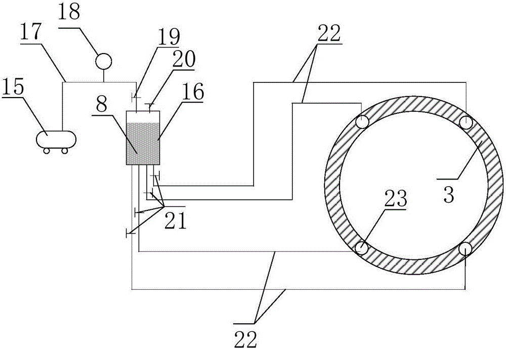 Experiment device and method for simulating influence of synchronous grouting of shield tunnel on stratum settlement