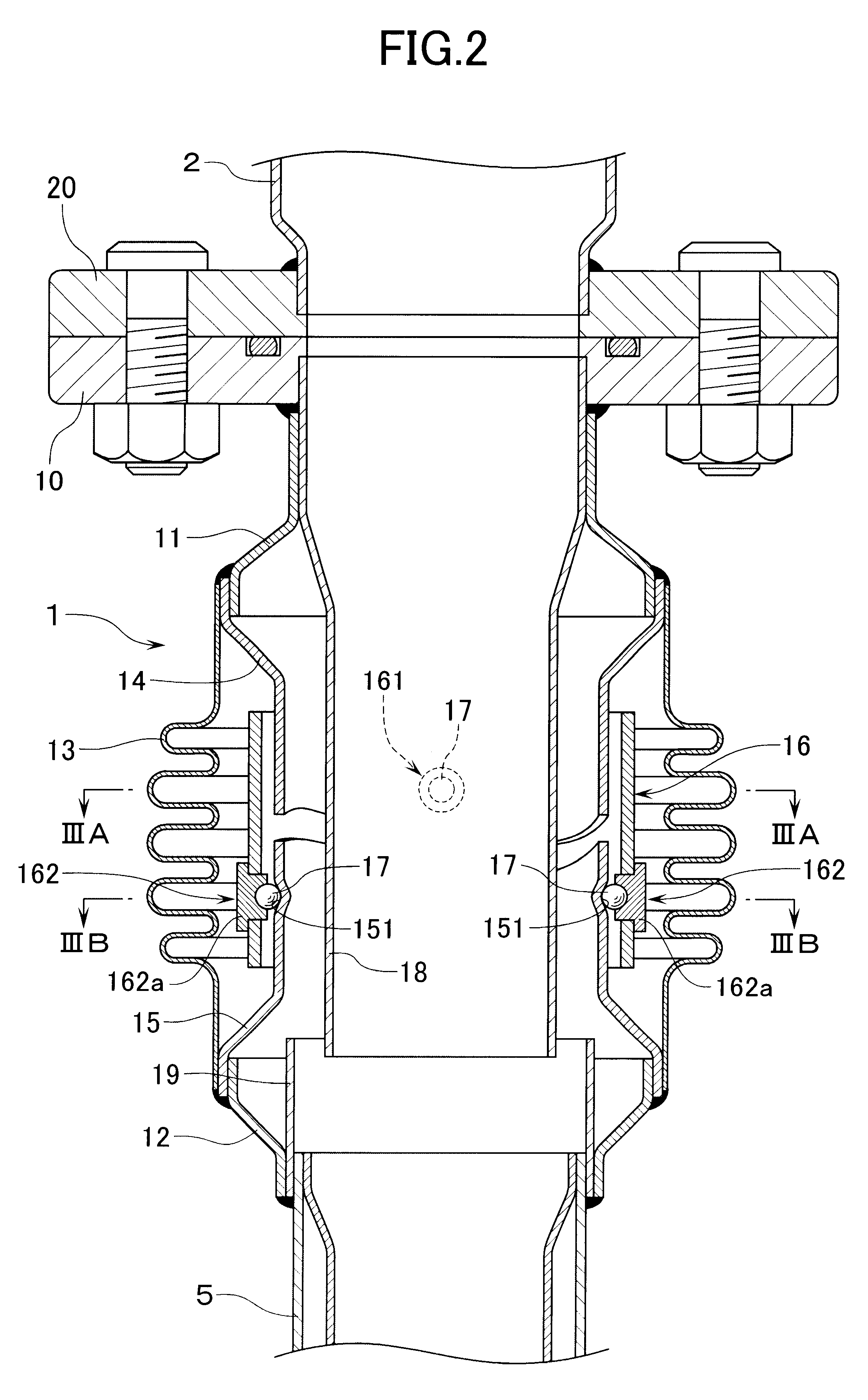 Exhaust pipe joint assembly